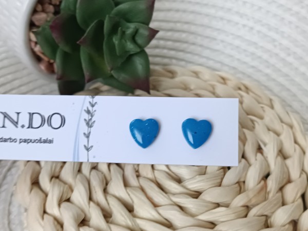MINI mėlynos širdelės